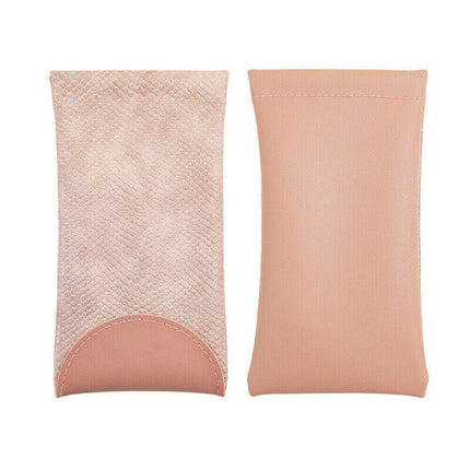 Mouth Snapped Sunglasses Eyeglass Glasses Case Soft Pouch Bag Pocket Spectacle