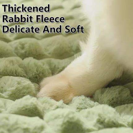 Dog Sleeping Mat Soft Pet Bed Washable Cushion Pad for Dogs Cats Crate Floor Use