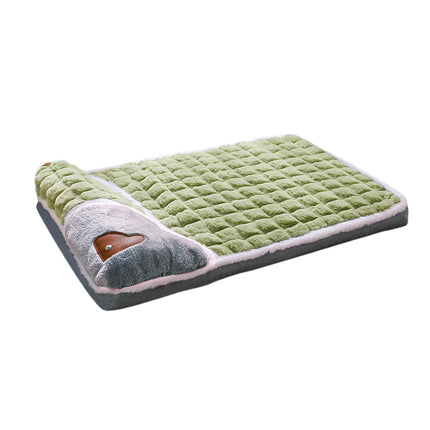 Dog Sleeping Mat Soft Pet Bed Washable Cushion Pad for Dogs Cats Crate Floor Use