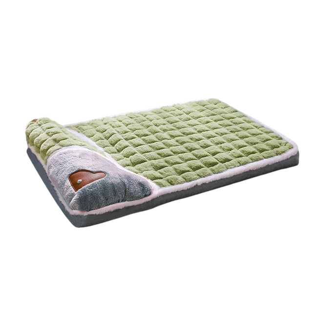 Dog Sleeping Mat Soft Pet Bed Washable Cushion Pad for Dogs Cats Crate Floor Use