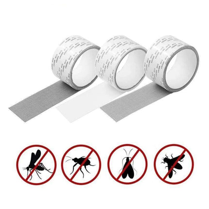 2M Window Door Repair Tape Fly Screen Insect Repellent Repair Tape Self Adhesive - Aimall