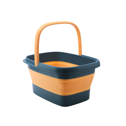 Folding Foot Spa Pedicure Bath Massage Tub Bucket Feet Basin Therapy Luxury