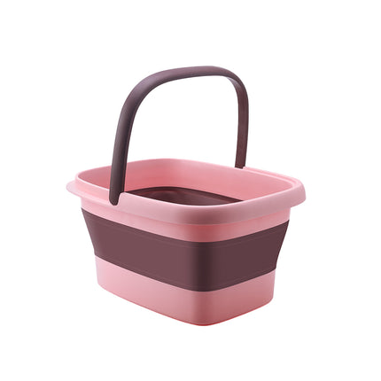 Folding Foot Spa Pedicure Bath Massage Tub Bucket Feet Basin Therapy Luxury