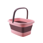 Folding Foot Spa Pedicure Bath Massage Tub Bucket Feet Basin Therapy Luxury