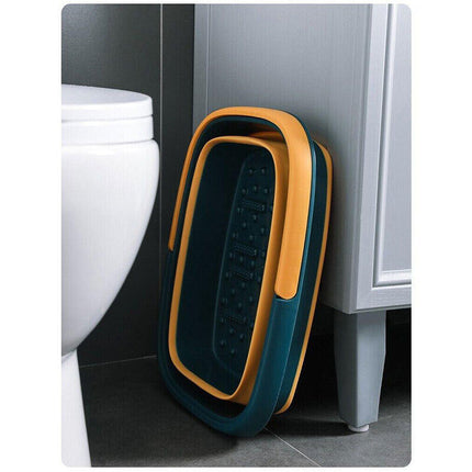 Folding Foot Spa Pedicure Bath Massage Tub Bucket Feet Basin Therapy Luxury