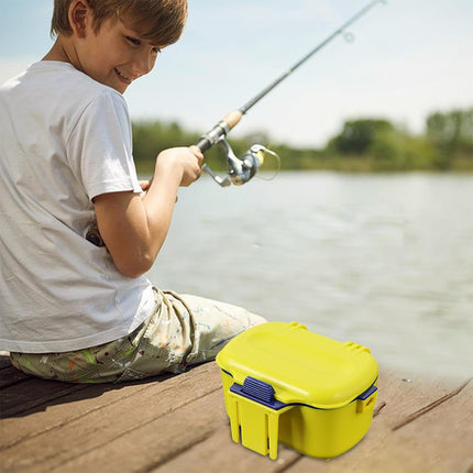 Fishing Bait Box Insulated Worm Container Live Bait Holder Portable Waist Can