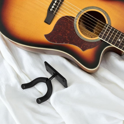 Guitar Wall Hanger Rack Hook Non Adjustable Black Mount Holder for Acoustic