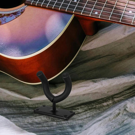 Guitar Wall Hanger Rack Hook Non Adjustable Black Mount Holder for Acoustic