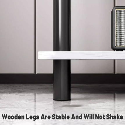 Fashion Snack Side Table C Shaped End Table for Sofa Couch Bed Small Living Room