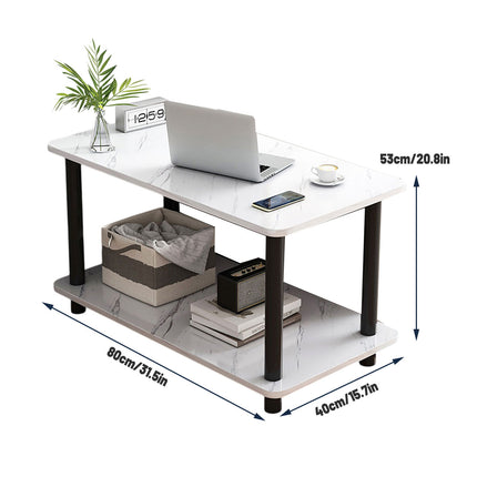 Fashion Snack Side Table C Shaped End Table for Sofa Couch Bed Small Living Room