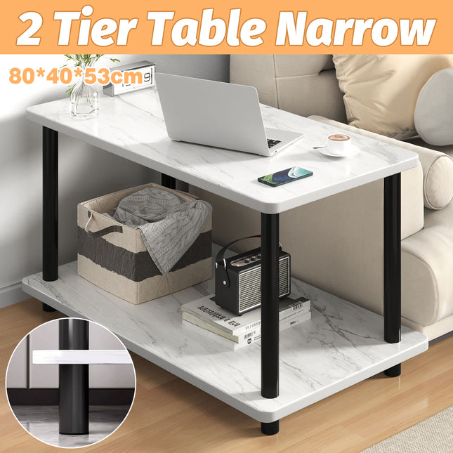 Fashion Snack Side Table C Shaped End Table for Sofa Couch Bed Small Living Room