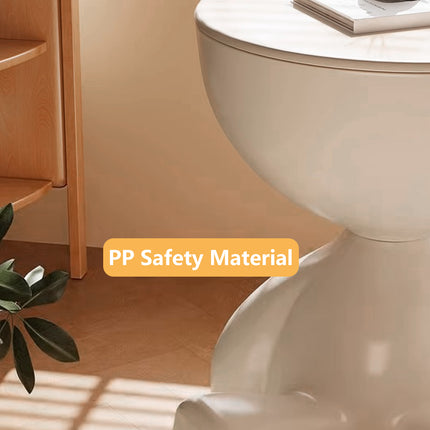 Plastic Bedside Table Sofa End Table Storage Rack Movable Coffee Table Mini Bear