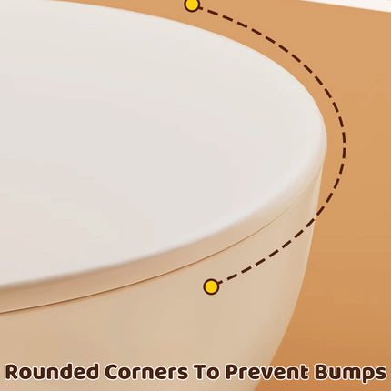 Plastic Bedside Table Sofa End Table Storage Rack Movable Coffee Table Mini Bear