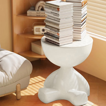 Plastic Bedside Table Sofa End Table Storage Rack Movable Coffee Table Mini Bear