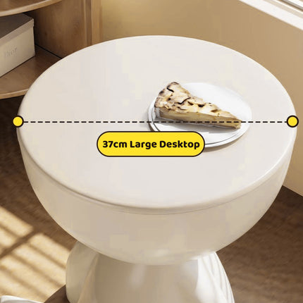 Plastic Bedside Table Sofa End Table Storage Rack Movable Coffee Table Mini Bear