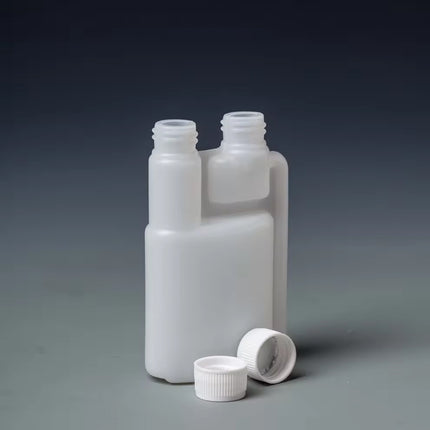 250-1000ml Plastic Twin Chamber Bottle with Tamper Evident Cap for Chemical Liquids