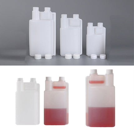 250-1000ml Plastic Twin Chamber Bottle with Tamper Evident Cap for Chemical Liquids