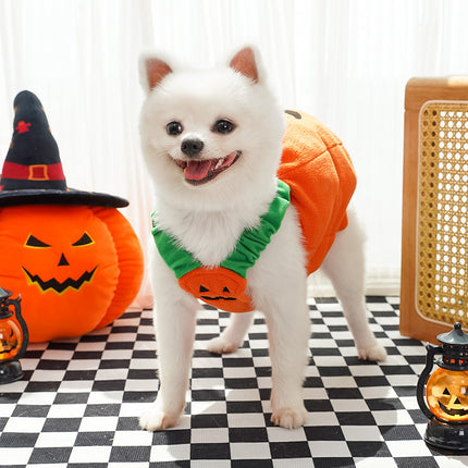Dog Cat Pet Pumpkin Fancy Dress Outfits Halloween Xmas Cosplay Costume Clothes
