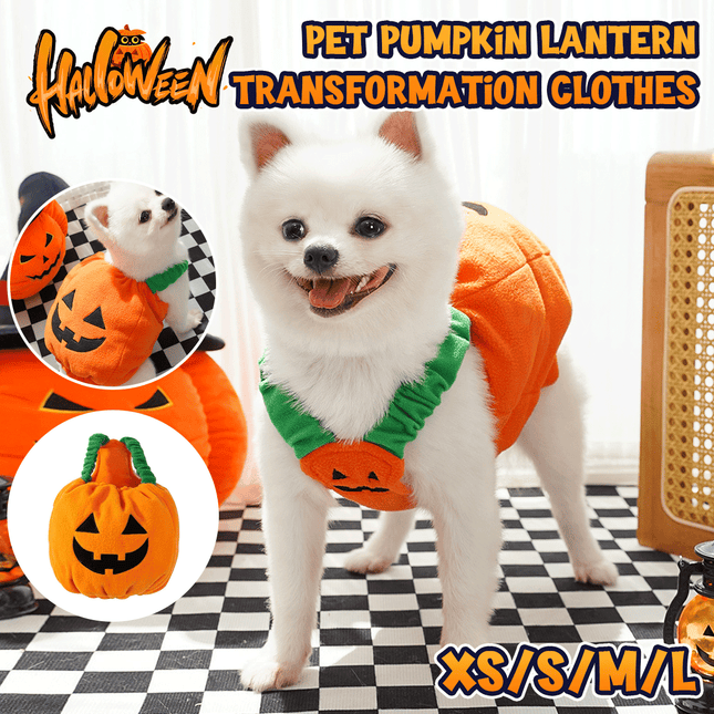 Dog Cat Pet Pumpkin Fancy Dress Outfits Halloween Xmas Cosplay Costume Clothes