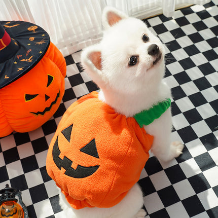 Dog Cat Pet Pumpkin Fancy Dress Outfits Halloween Xmas Cosplay Costume Clothes