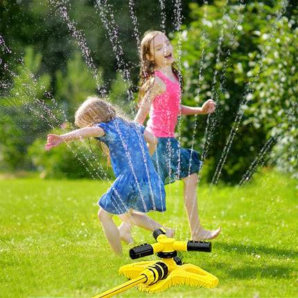 360 Degree Rotating Yellow Sprinkler Automatic Lawn Garden Watering System Villa