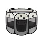 Pet Fence Indoor Cat Dog Tent Octagonal Fence Portable Foldable Cage Kennel