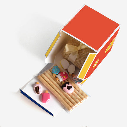 40PCS Colorful Small House Gift Boxes Candy Packing Party Favors Treat Box