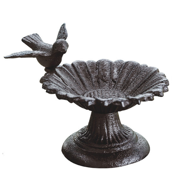 Retro Petal Shaped Bird Feeder Hanging Decorative Outdoor Garden Bird Feeding