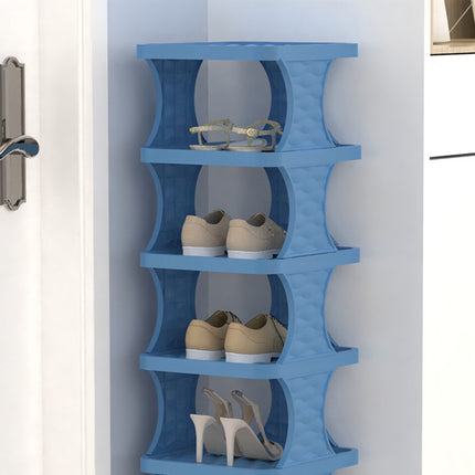 6/7 Tier Foldable Shoe Rack Simple Home Door Organizer Folding Shoe Stand