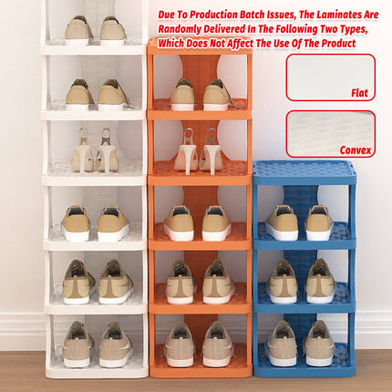 6/7 Tier Foldable Shoe Rack Simple Home Door Organizer Folding Shoe Stand