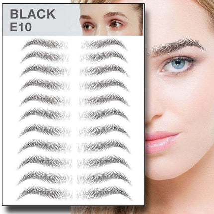 3D Waterproof Eyebrow Tattoo Sticker Hair-Like Natural Brows for Sparse Eyebrows