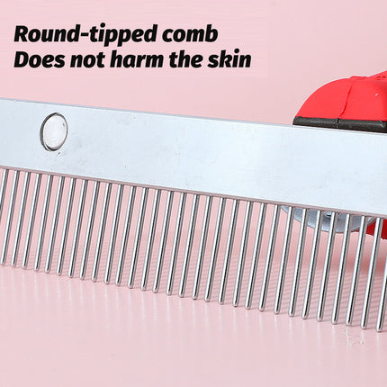 Pet Comb Extra-Large Rake Comb Grooming Brush Deshedding Tool Beauty Comb Dogs