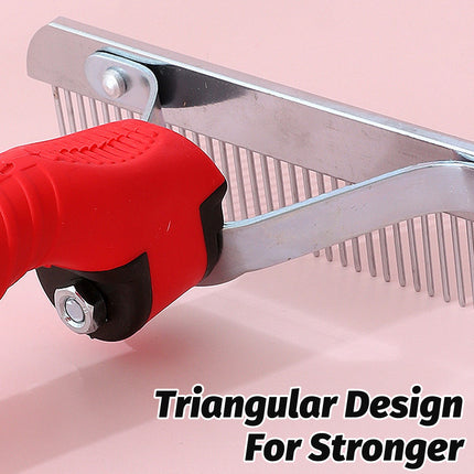 Pet Comb Extra-Large Rake Comb Grooming Brush Deshedding Tool Beauty Comb Dogs