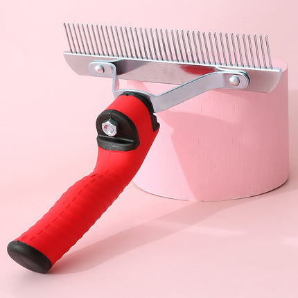Pet Comb Extra-Large Rake Comb Grooming Brush Deshedding Tool Beauty Comb Dogs
