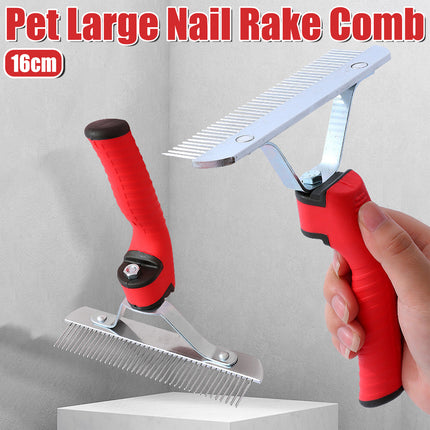 Pet Comb Extra-Large Rake Comb Grooming Brush Deshedding Tool Beauty Comb Dogs