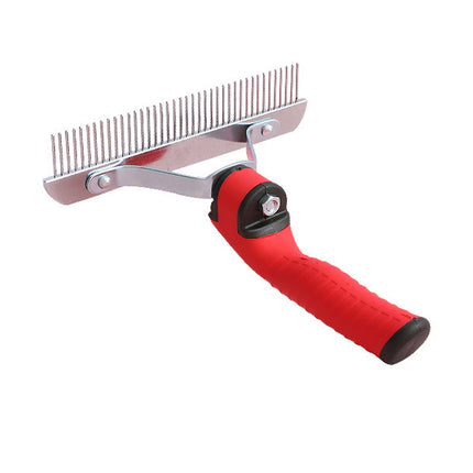 Pet Comb Extra-Large Rake Comb Grooming Brush Deshedding Tool Beauty Comb Dogs