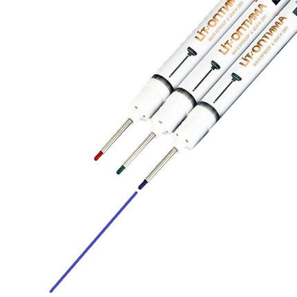 6Pcs Long Head Deep Hole Long Nosed Marker Multifunction Marker Deep Drill Hol