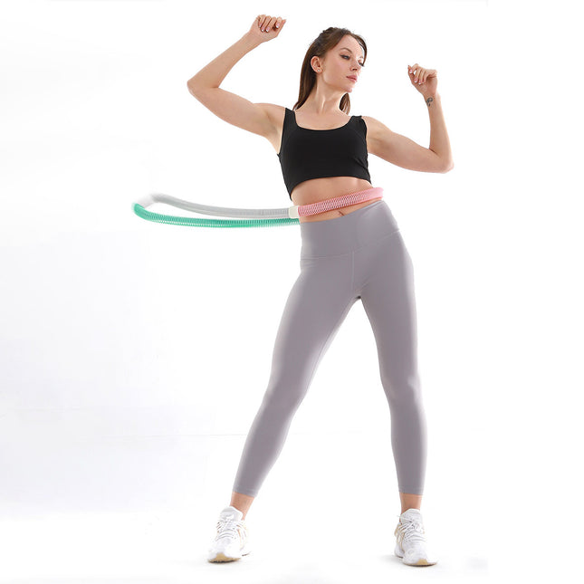 Soft Hula Hoop Adjustable Fitness Exercise Slimming Waist Ring for Unisex