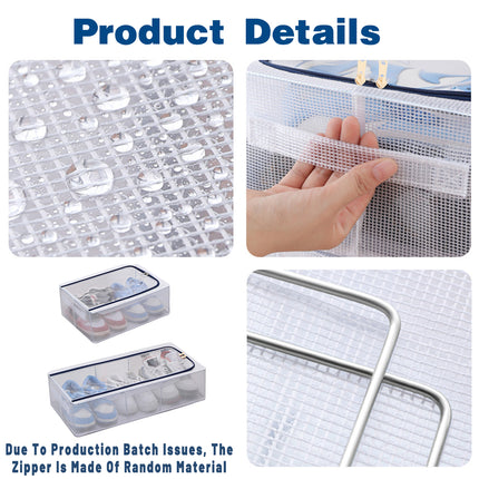 Visible Dustproof Transparent Storage Box Home Organizer for Clothes Toys Shoes
