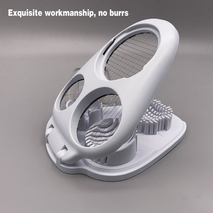Egg Slicer Kitchen Egg Cutter Stainless Steel Boiled Egg Cutting Tool for Salad