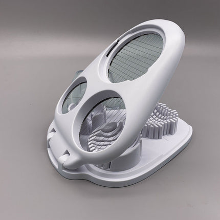Egg Slicer Kitchen Egg Cutter Stainless Steel Boiled Egg Cutting Tool for Salad