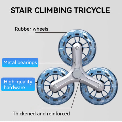 Folding Hand Trolley Heavy Duty Solid Wheel or Stair Climber Tri Wheel for Moving