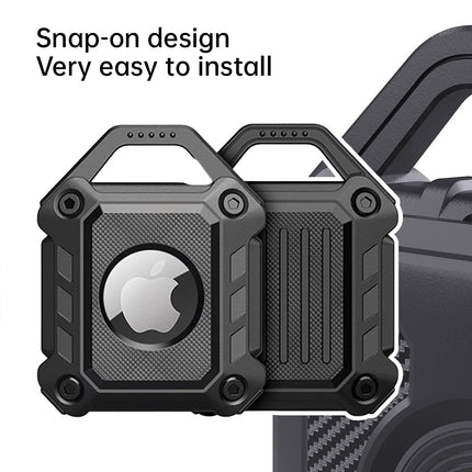 Waterproof Apple AirTag Protective Case TPU Cover Air Tag Tracker Loop Holder
