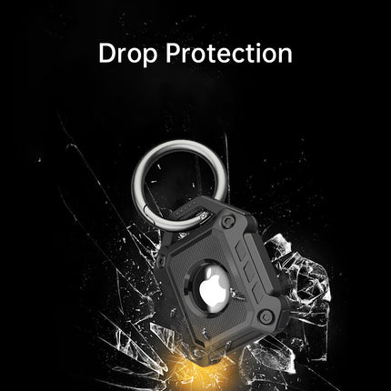 Waterproof Apple AirTag Protective Case TPU Cover Air Tag Tracker Loop Holder