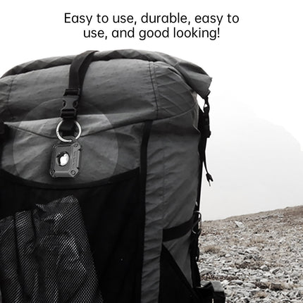 Waterproof Apple AirTag Protective Case TPU Cover Air Tag Tracker Loop Holder