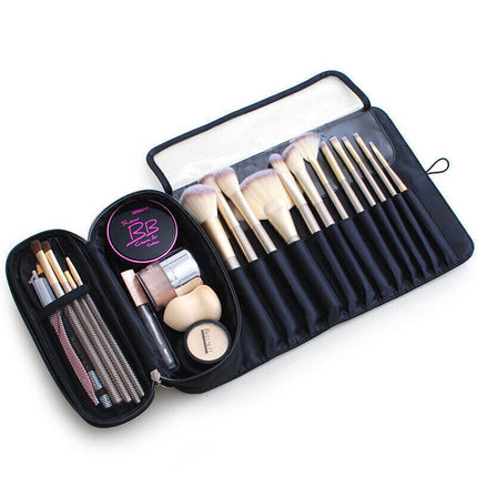 Portable Makeup Bag Cosmetic Brush Case Holder Pouch Organizer Travel Storage