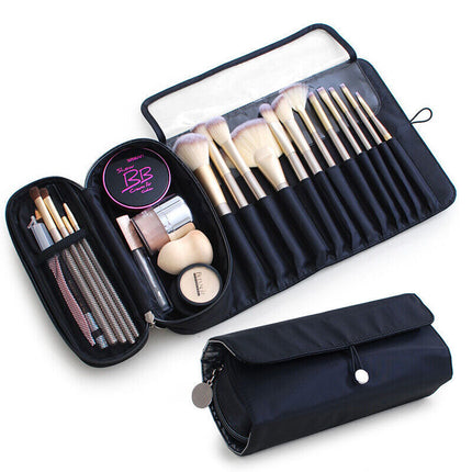 Portable Makeup Bag Cosmetic Brush Case Holder Pouch Organizer Travel Storage