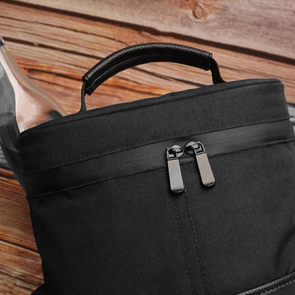 Outdoor Portable Wine Barrel Bag Insulated Picnic Bag for Red Wine Storage