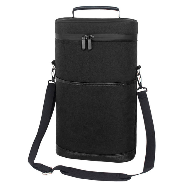 Outdoor Portable Wine Barrel Bag Insulated Picnic Bag for Red Wine Storage