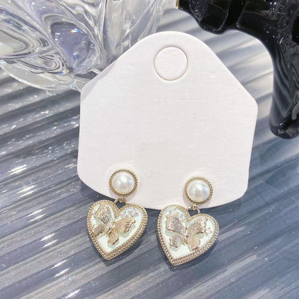 Luxury Butterfly Stud Earrings Elegant Fashion Jewelry Statement Earwear